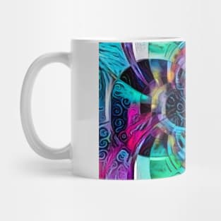 Colorful abstract fractal Mug